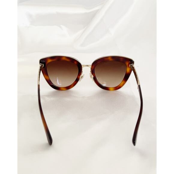 CHANEL Cat Eye Sunglasses 5368 Quilted Tortoise Shell Logo Gradient Tint Womens main image 5